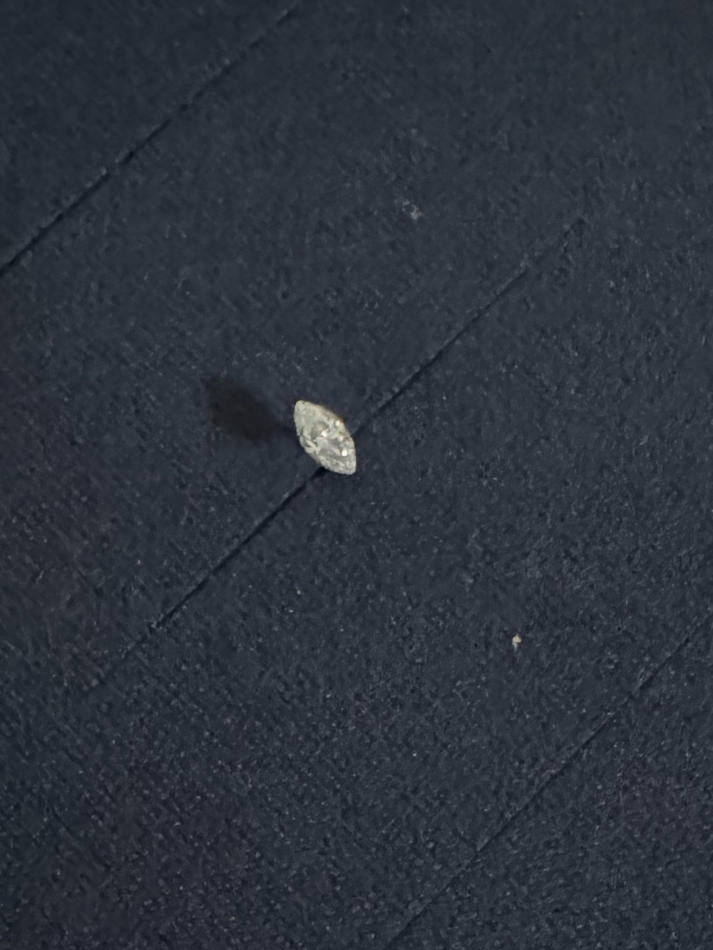 Maria Tash marquise diamond stud
